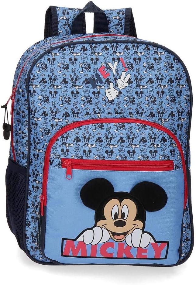 Disney Mickey Moods An Trolley anpassbarer Rucksack Rot 30x38x12 cms Polyester 13.68L Adaptable Ruck