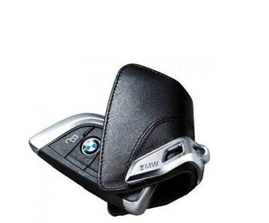 BMW Original Schlüsseletui mit Edelstahlclip, Schwarz