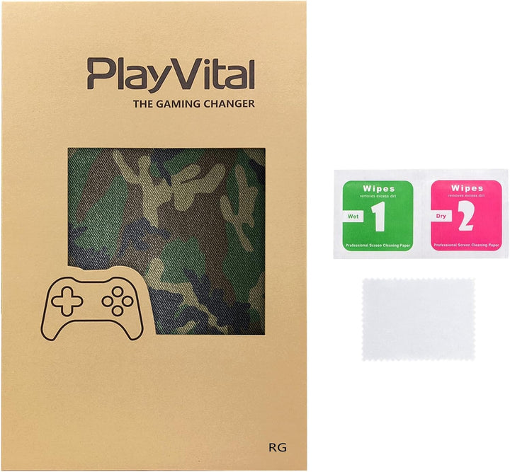 PlayVital 2 Set Skin Sticker für ROG Ally Handheld Konsole, individuelle Aufkleber aus Vinyl-Armeegr