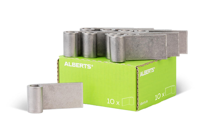 Alberts 859398 Anschweissband | Stahl | Ø13 mm | 10er Set