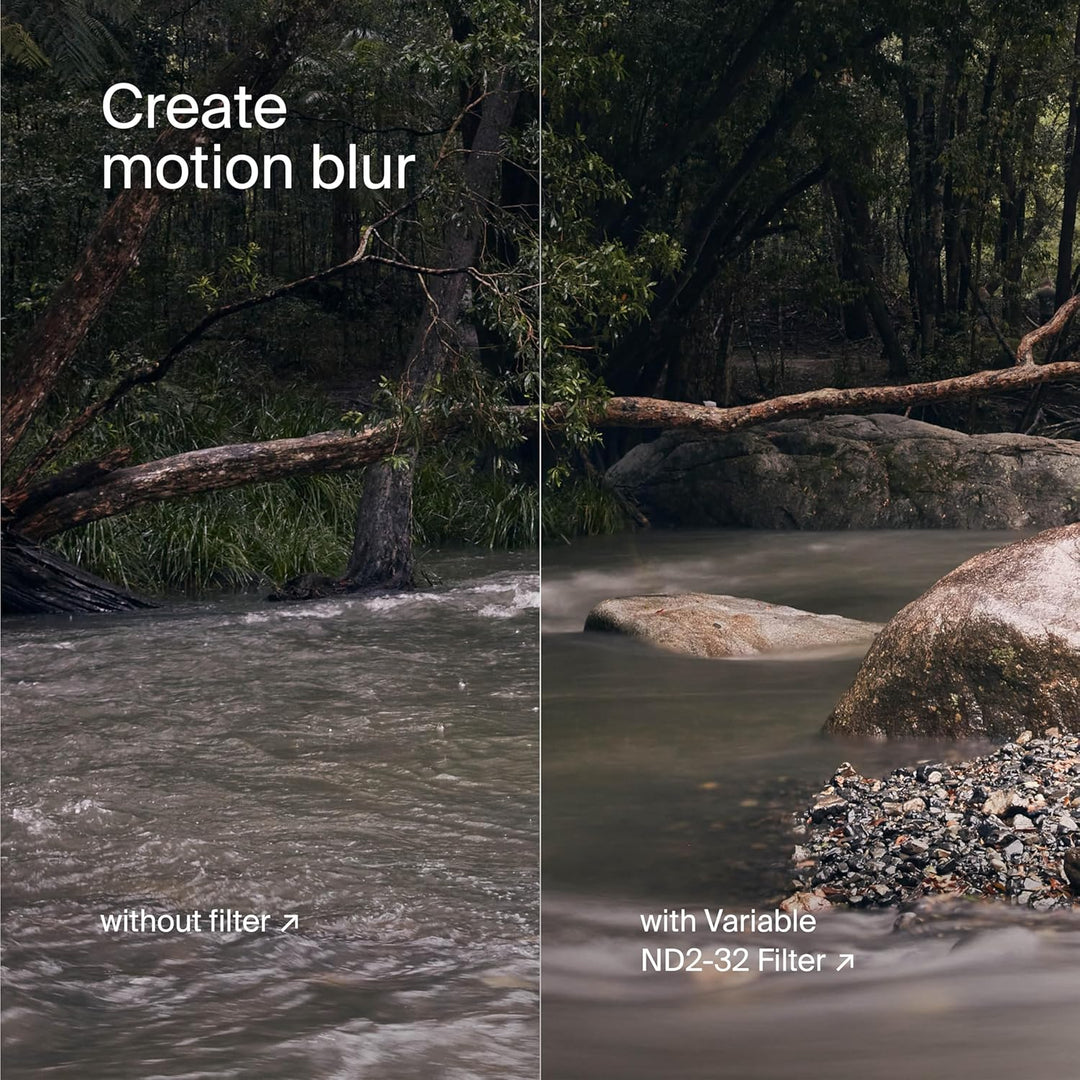 Urth 40,5 mm Variabler Graufilter ND2-32 (1-5 Stop) ND Filter (Plus+) 40.5mm, 40.5mm