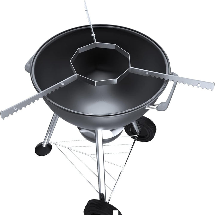 tuning-art AL-01 Auflageleiste | Abstandshalter | Auflageeisen für 57er Kugelgrill Auflageleiste für