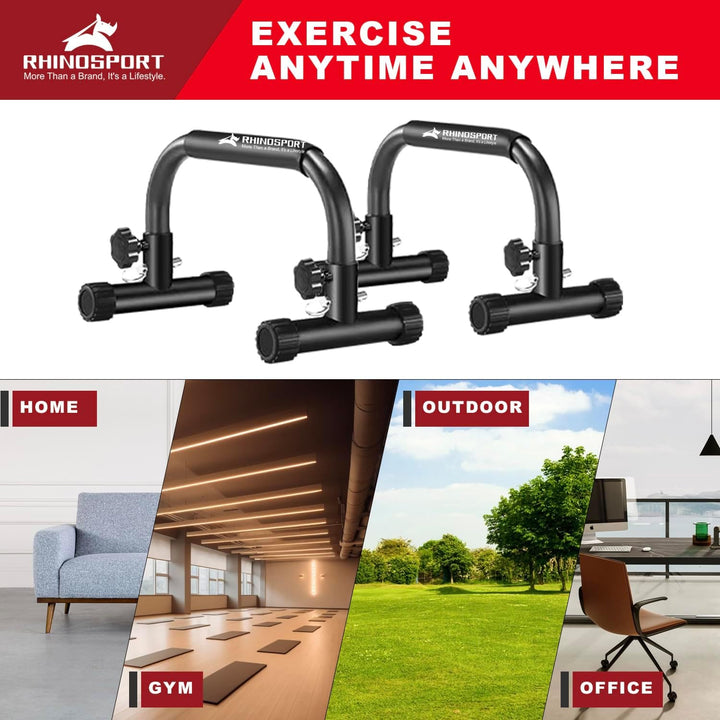 Parallettes Bars Dip Calisthenics Push Up Bars 10.2 in High 300Kg/661lbs Gewichtskapazität Krafttrai