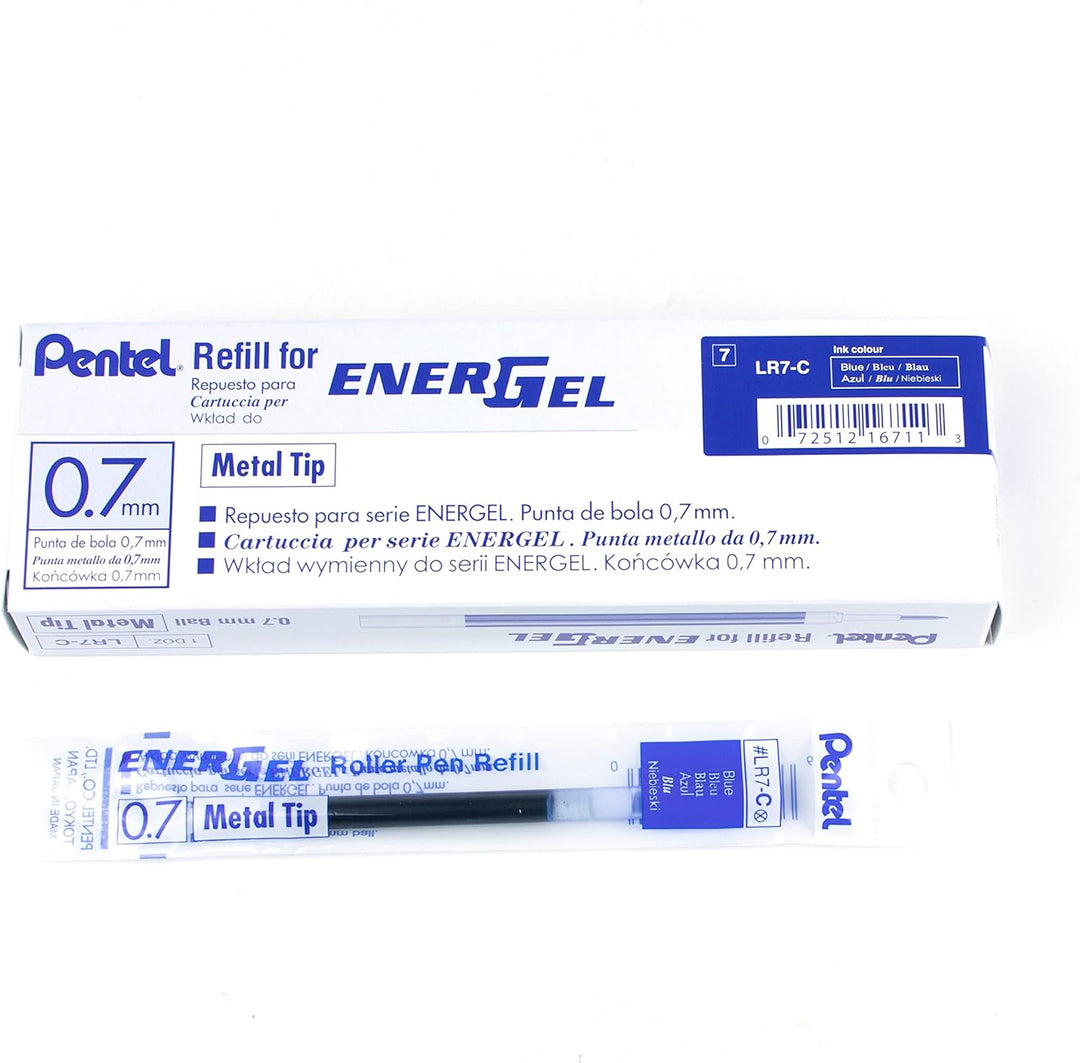 Liquid Gel-Nachfüllmine Metallspitze, Blau, 0,35 mm Strichstärke, 0,7 mm Kugelspitze Blau 1 stück (1