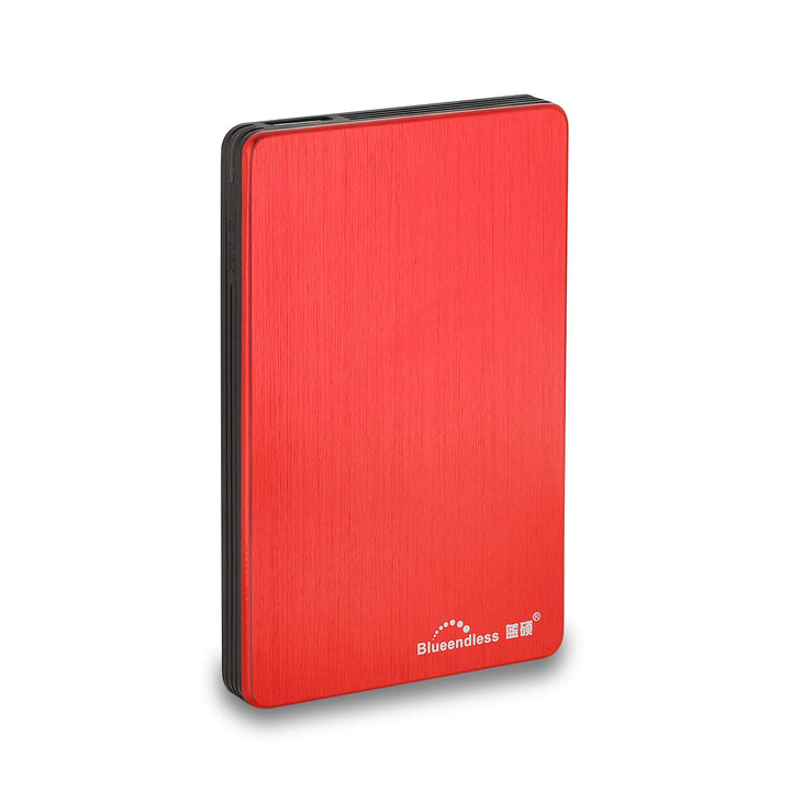 Tragbare externe Festplatte USB 3.0 6,3 cm (2,5 Zoll) für PC, Laptop, Computer (320GB, rot) Rot 320