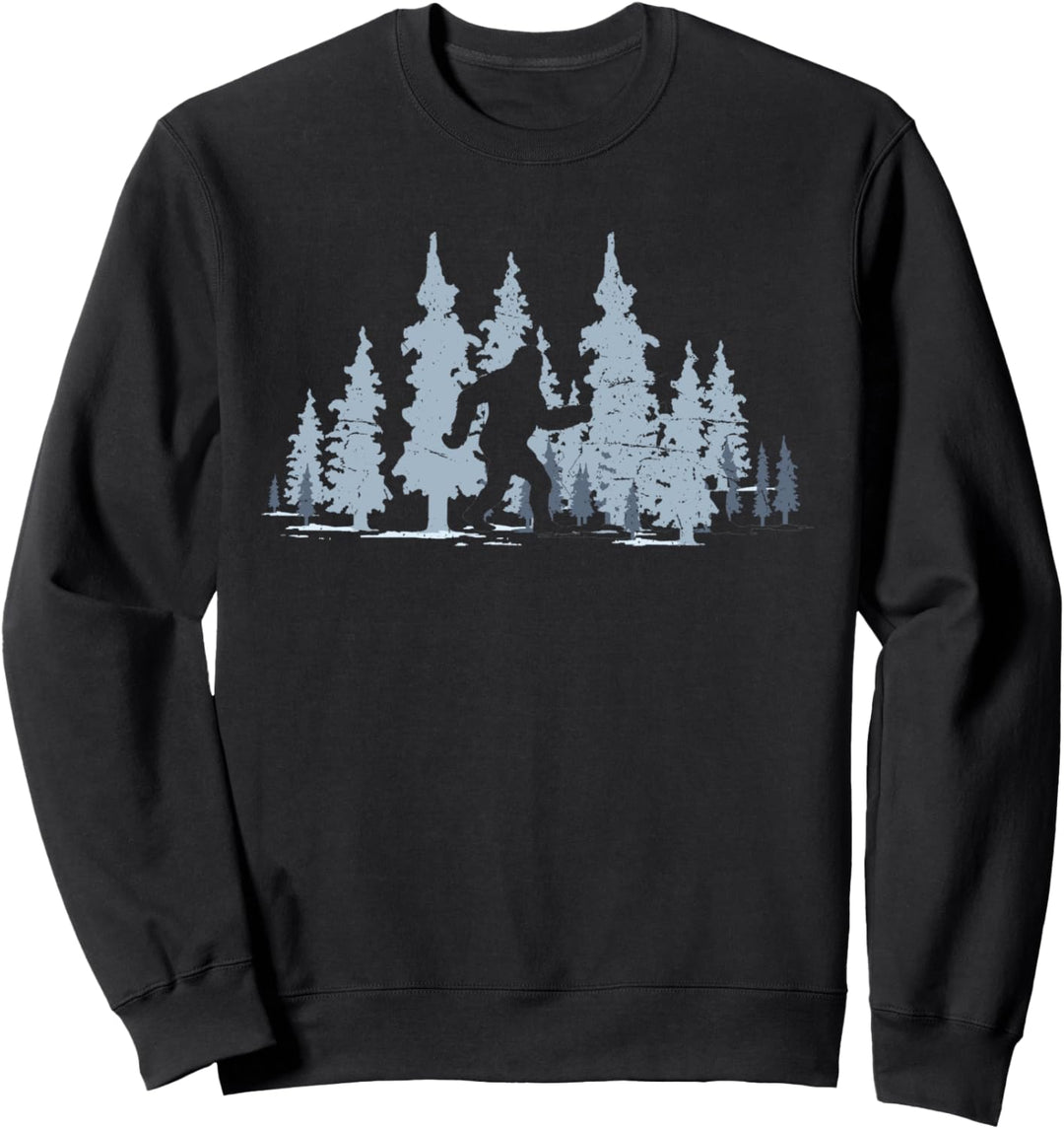 Yeti Folklore Kryptozoologie Sasquatch Mythos Wald Bigfoot Sweatshirt