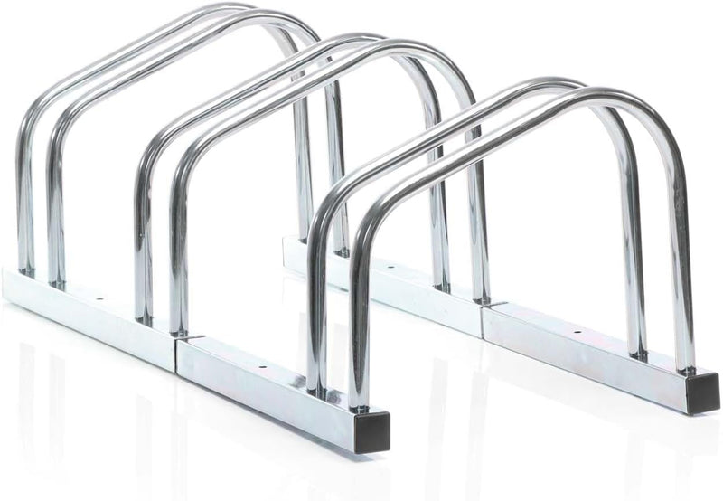 Toboli Fahrradständer für 3 Fahrräder 70,5x32x26cm aus verzinktem Stahl für drinnen und draussen gee