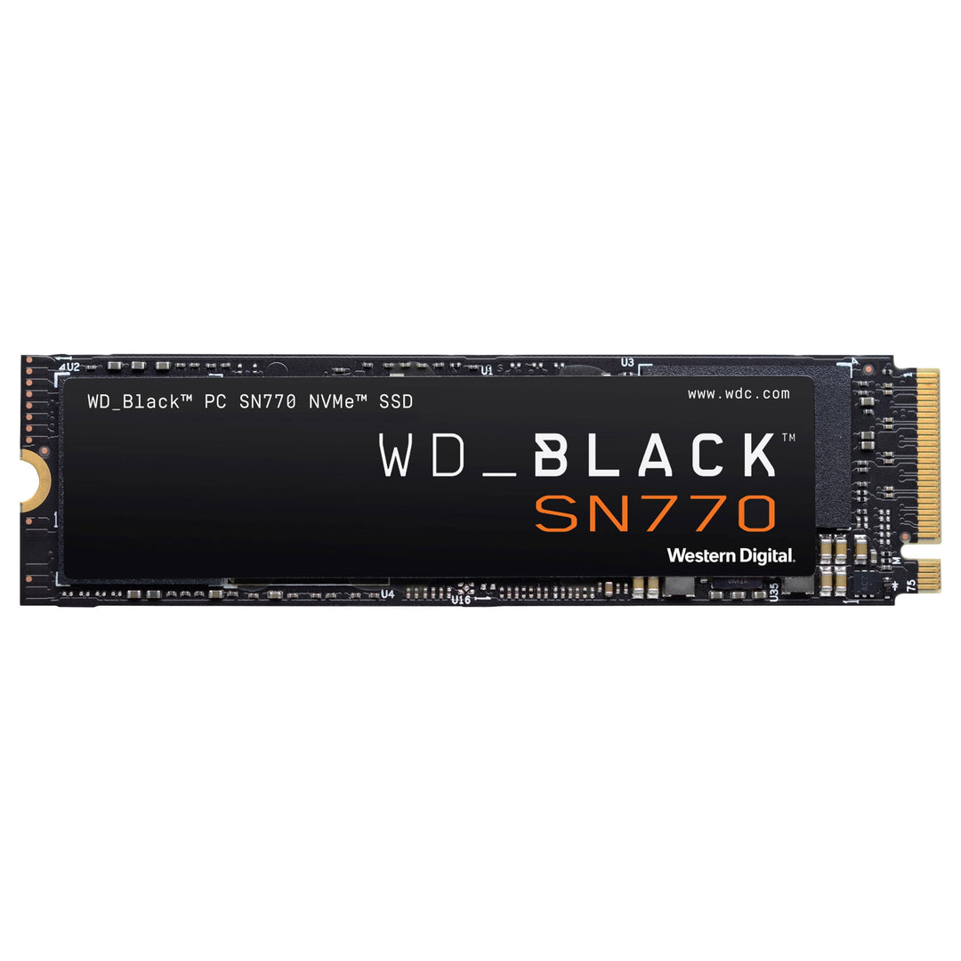 WD_BLACK SN770 NVMe SSD 250 GB (High-Performance NVMe SSD, Gaming SSD, PCIe Gen4, M.2 2280, Lesen 4.