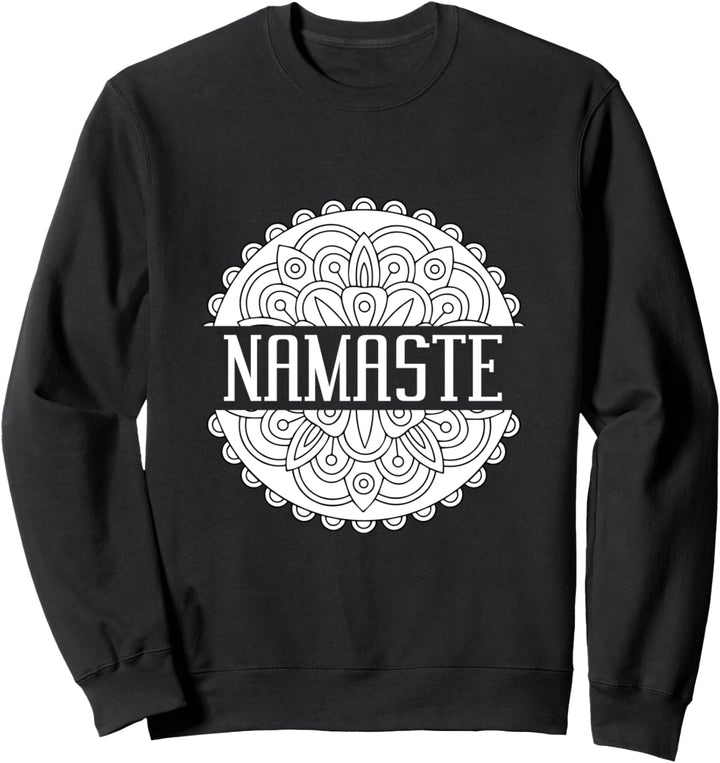 Namaste Symbol - Namaste Lotus - Yoga Lover Sweatshirt