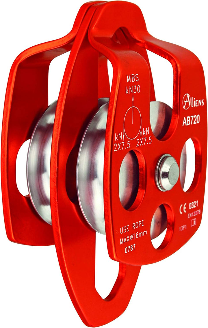ALIENS - Big Double Pulley Open (Umlenkrolle) grün, grün