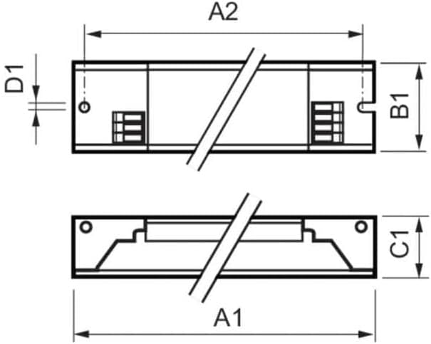 PHILIPS Elektronisches Vorschaltgerät HF-P 114-35 TL5HEIII