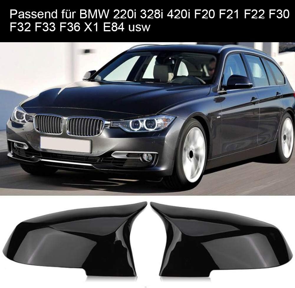 Keenso Auto Spiegelkappen, 1 Paar Auto Tür Aussenspiegelkappe Rückspiegelkappe Seitenspiegel Abdecku