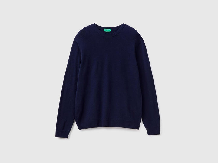 United Colors of Benetton Damen 1002d1k01 Pullover (1er Pack) S Blau, S Blau