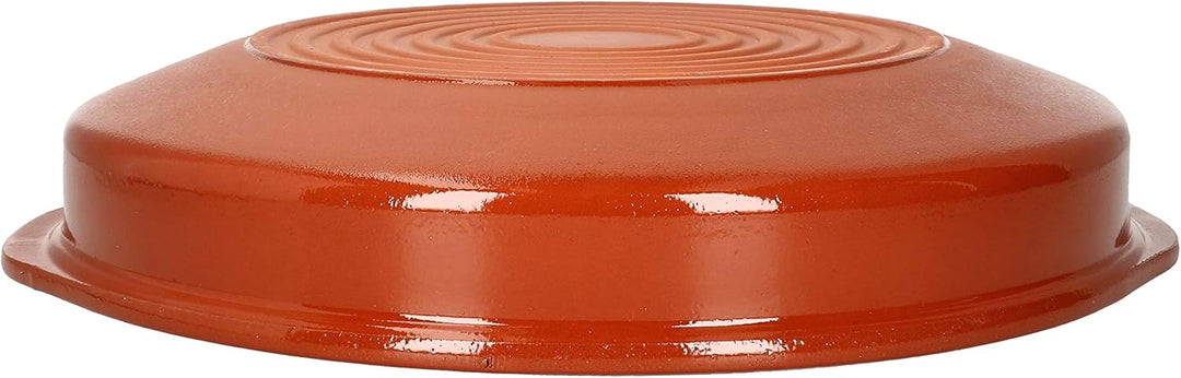 MamboCat Cazuela mit Griff 2er Set Schalen Bernd 2,2l Auflaufform rund 31,5cm aus Ton glasiert Gröss