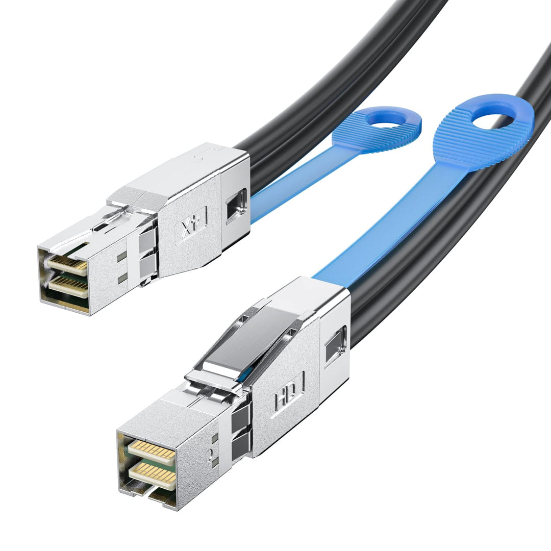 10Gtek® 12G External Mini SAS HD SFF-8644 zu SFF-8644 Kabel, 1.5-Meter(4.9ft) 1.5m SFF-8644 zu SFF-8