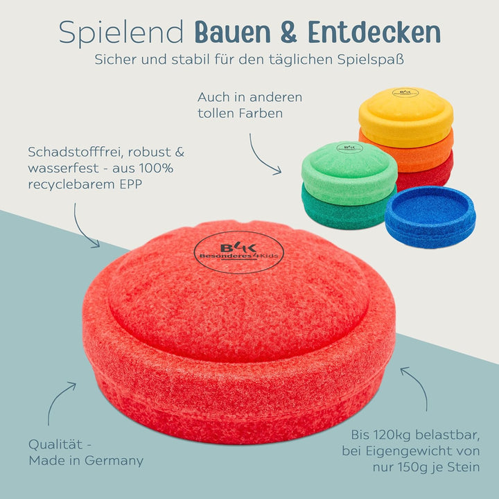 Stapelwelt MyFunStone Spielstein Balancierstein, Besonderes4Kids, kompatibel mit anderen Balancierst