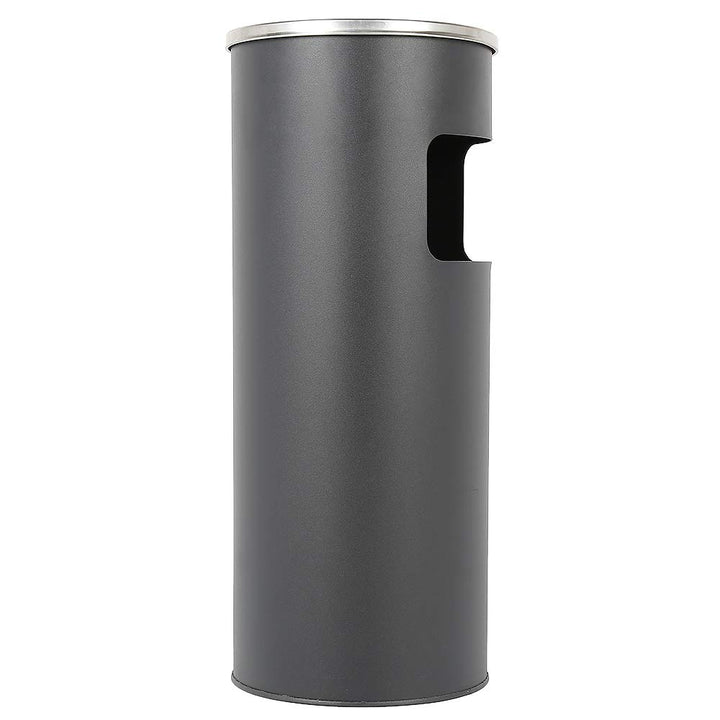 Mülleimer aus Edelstahl, 30 l, Mülleimer für Küche, Standaschenbecher für den Aussenbereich, mit Mül
