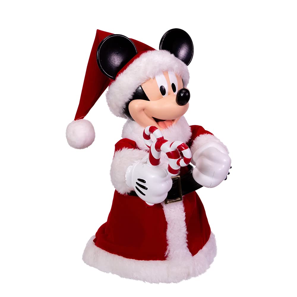 Kurt Adler 25,4 cm Mickey Mouse Baumspitze/Tischdekoration mit biegbaren Armen 10-inches, 10-inches