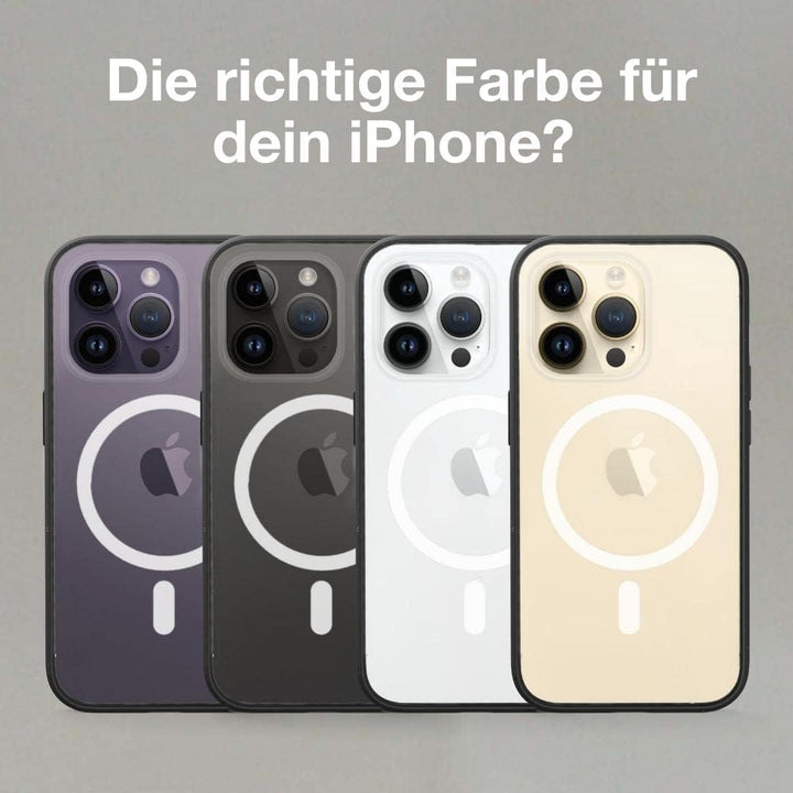 Woodcessories - Magnetisches Bio Clear Case transparent kompatibel mit iPhone 14 Pro Max Hülle durch