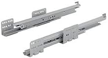 Hettich 924093 ArciTech Vollauszüge Actro Silent 19mm NL 350mm 40kg li/re Push to Open, Belastbarkei