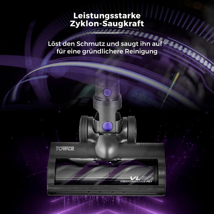 Tower T513006 VL20 3-in-1 Leistungsstarker Staubsauger mit Kabel mit HEPA-Filter & Haustierbürste, 1
