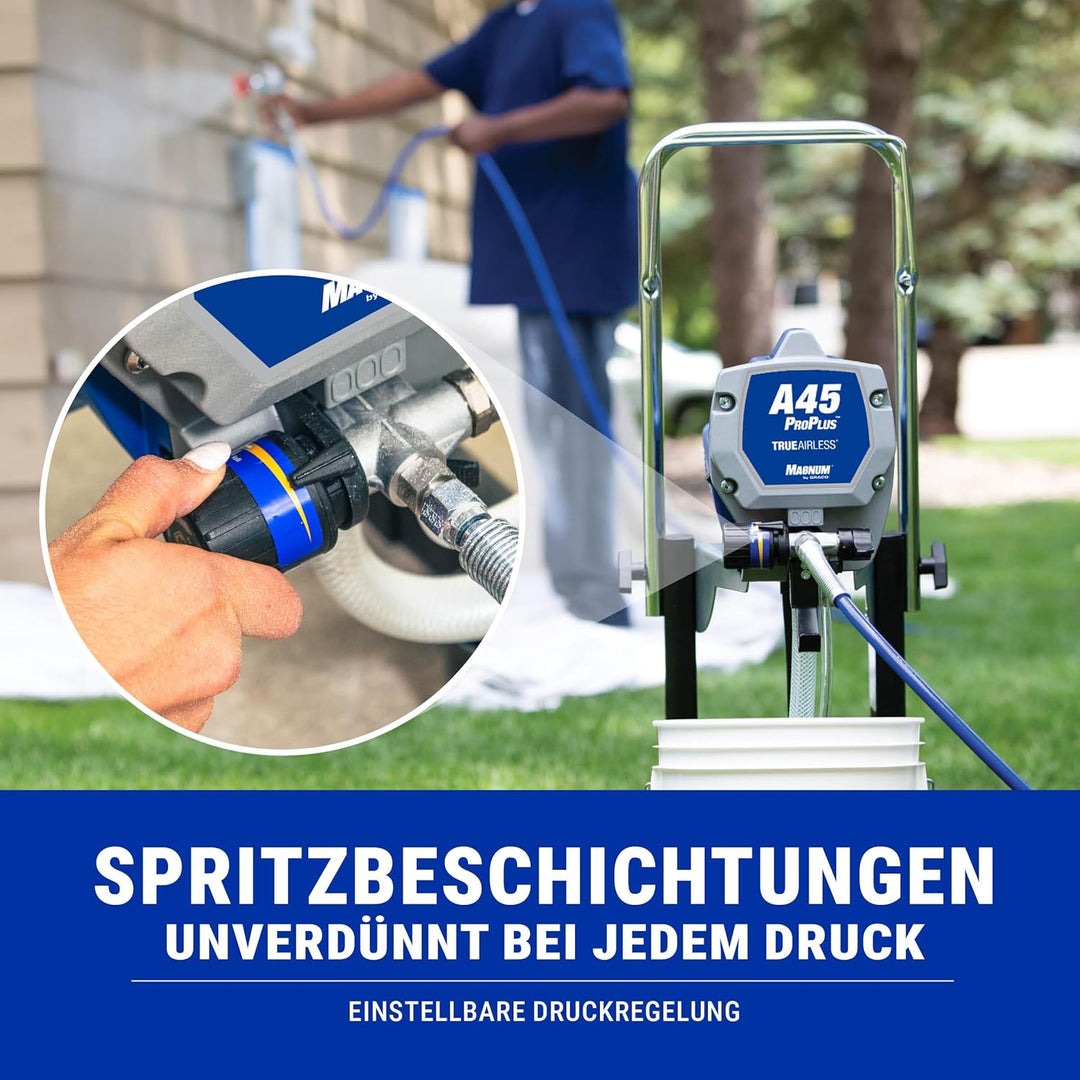 Magnum by Graco 17C245 A45 ProPlus Airless-Farbspritzgerät, leistungsstarkes fahrbares Gerät für pri