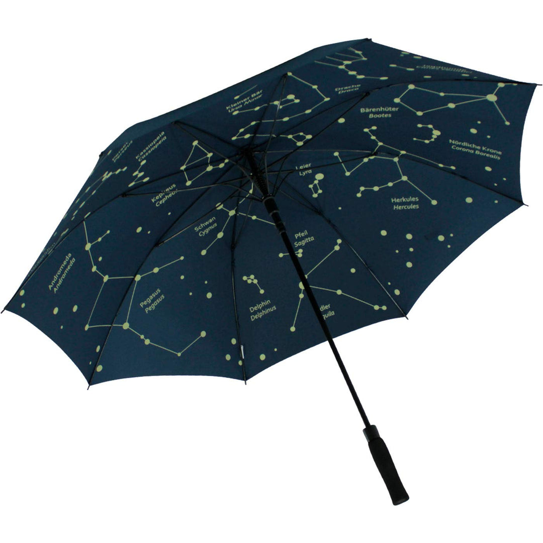 iX-brella Regenschirm Astro Sternenhimmel - Golfschirm Automatik XXL 130cm Sternenhimmel Golfschirm