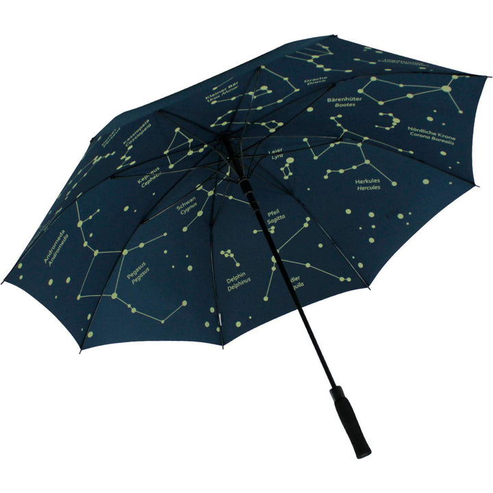iX-brella Regenschirm Astro Sternenhimmel - Golfschirm Automatik XXL 130cm Sternenhimmel Golfschirm