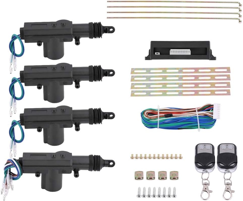 Zentralverriegelung, Keyless Entry System, Komplettset für Zentralverriegelung 4 Türen (1 Steuerbox,