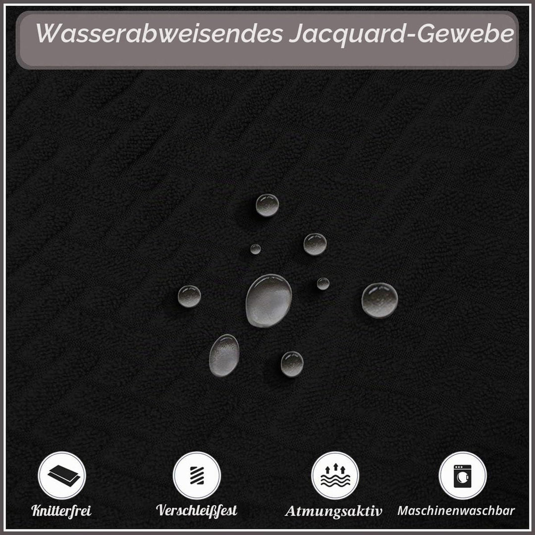 KELUINA Stretch wasserdichte Jacquard mit langem Gitter Esszimmer Stuhlhussen Home Decor, Stuhlhusse