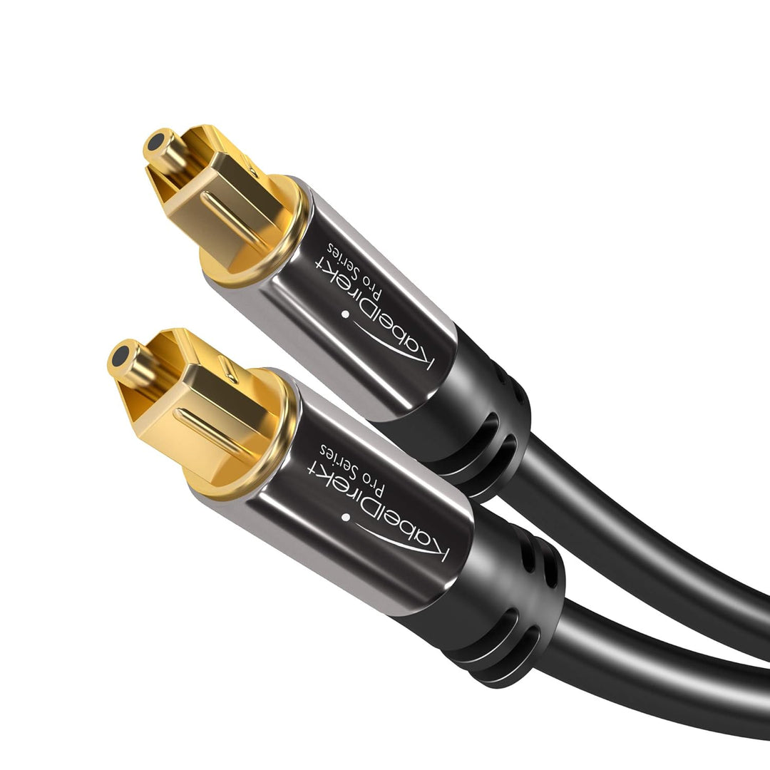 KabelDirekt - 3.5mm 2 Cinch Y Kabel - 3m - (3.5mm > 2 RCA, Klinke auf Cinch) - PRO Series & Optische