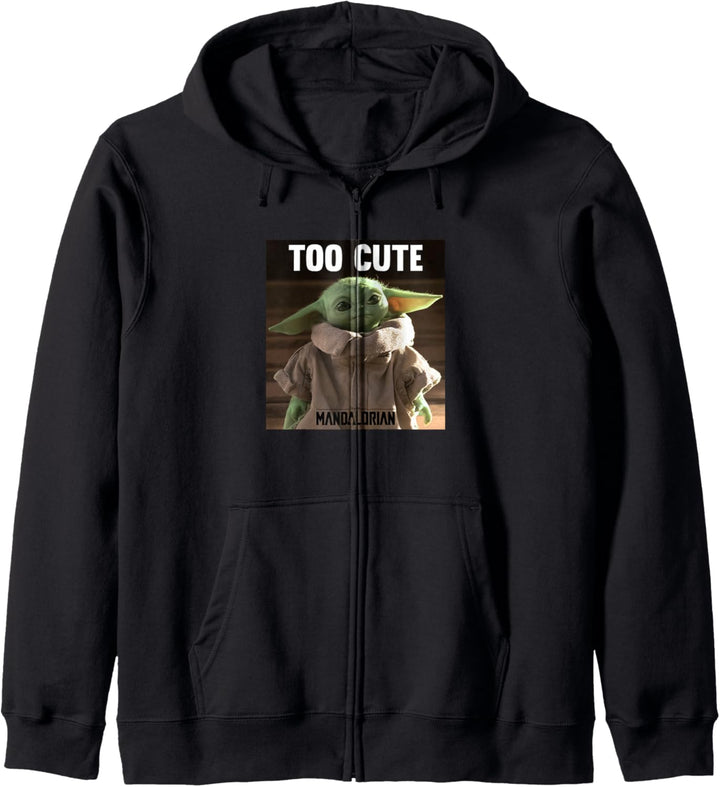 Star Wars The Mandalorian The Child Too Cute Portrait Kapuzenjacke