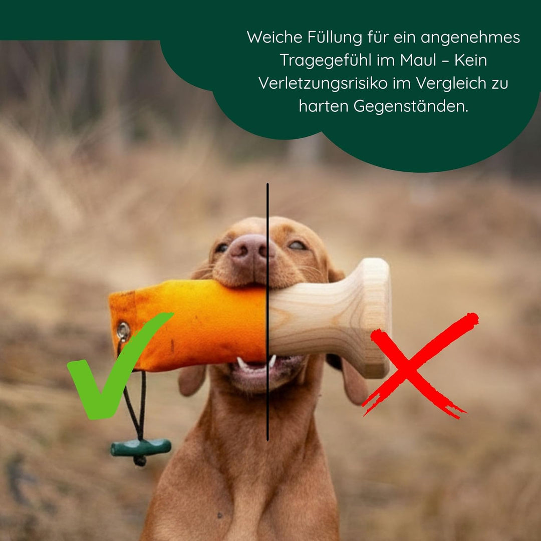 Standard Dummy 500g | Aktion 5 + 1 GRATIS | Robustes Material | Mit Wurfgriff | Schwimmfähig | Ideal