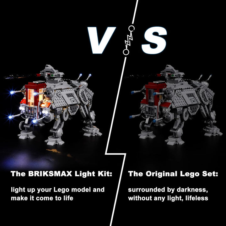 BRIKSMAX 75337 Led Licht für Lego at-TE Walker - Compatible with Lego Star Wars Bausteinen Modell -