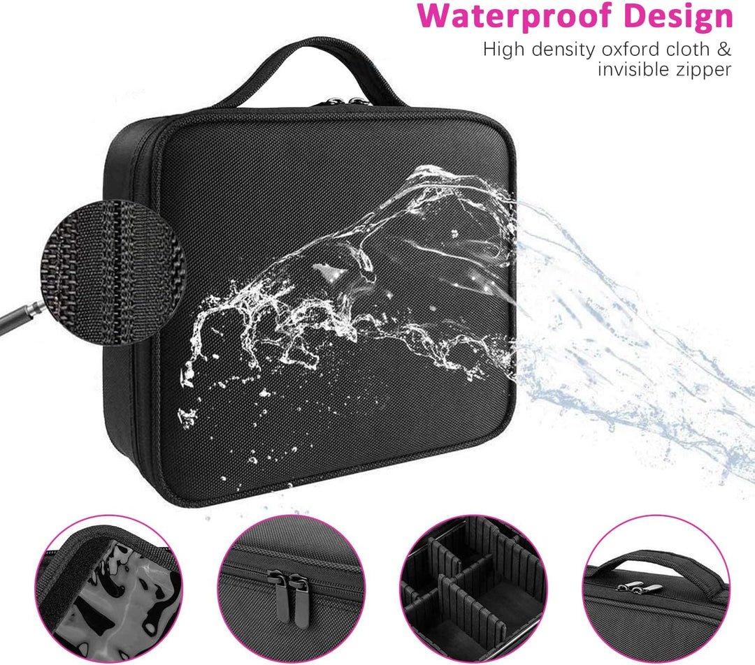Professionelle Kosmetiktasche Damen Schminktasche Gross Reise Make-Up-Organizer Tasche, wasserdichte