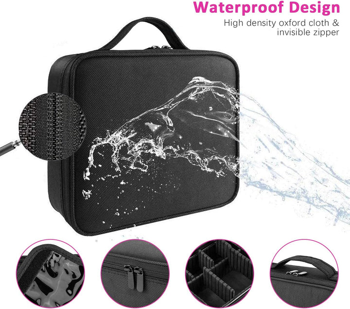 Professionelle Kosmetiktasche Damen Schminktasche Gross Reise Make-Up-Organizer Tasche, wasserdichte