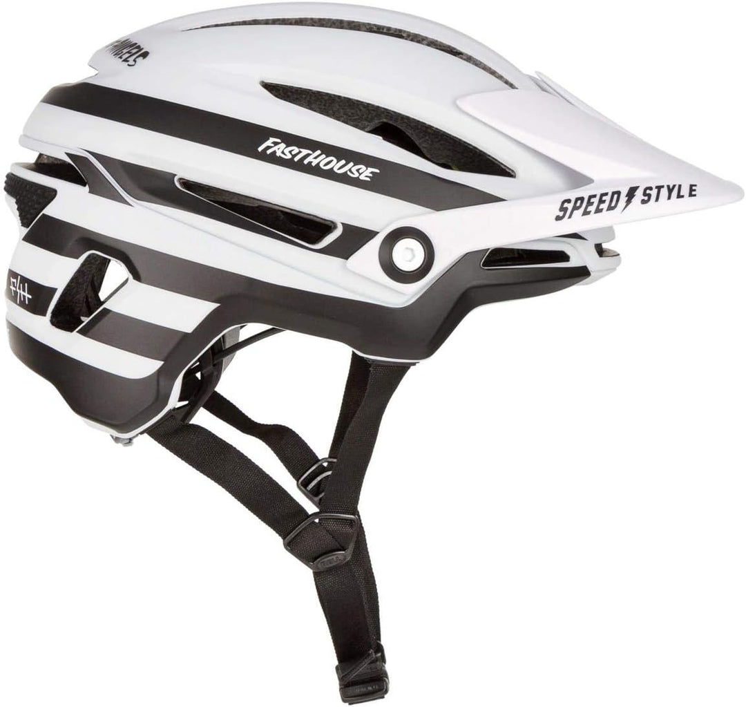 BELL Unisex -Erwachsene Sixer MIPS Fahrradhelm L mat white/black Fasthouse, L mat white/black Fastho