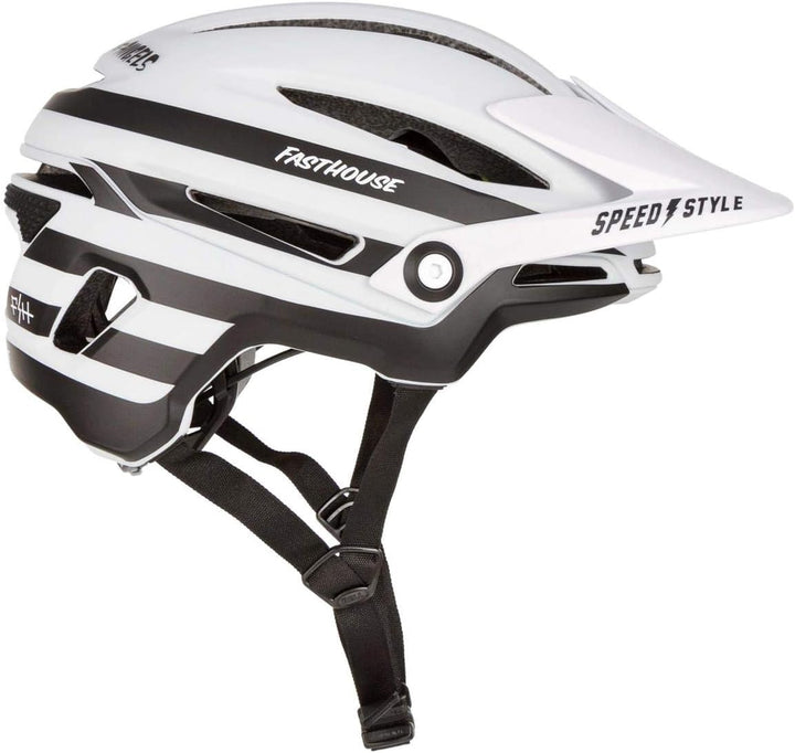 BELL Unisex -Erwachsene Sixer MIPS Fahrradhelm L mat white/black Fasthouse, L mat white/black Fastho