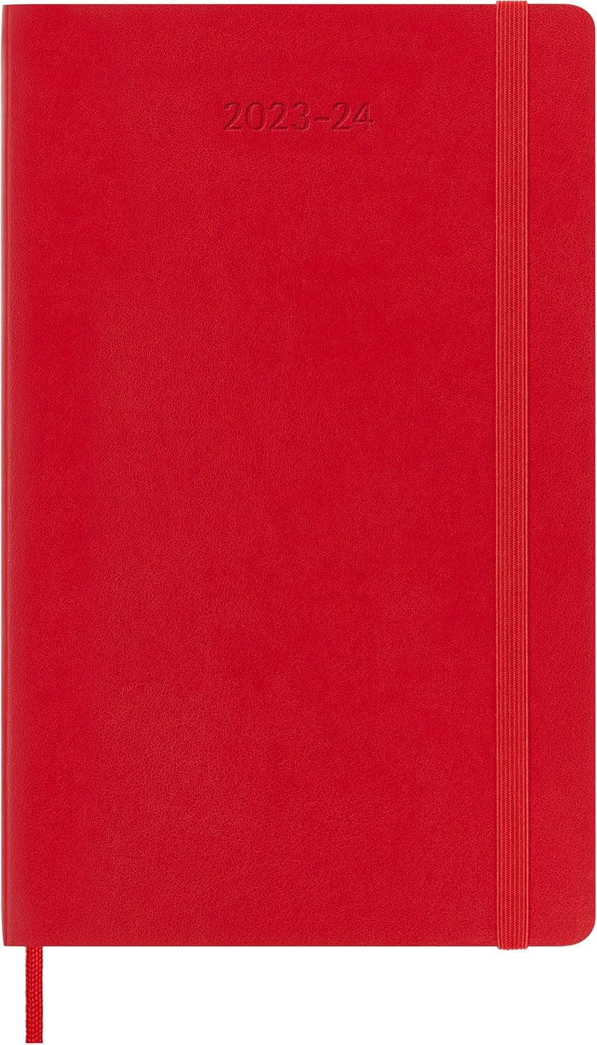 Moleskine Wochenplaner 2023-2024, 18-Monats-Agenda, Akademisches Tagebuch, Wochenagenda mit weichem