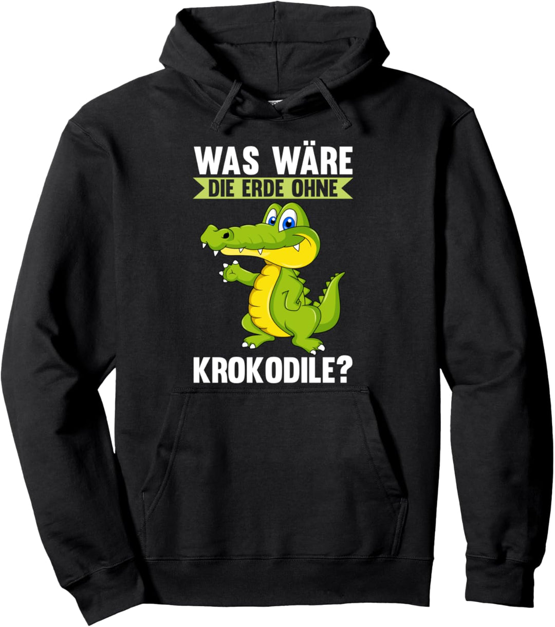 Umweltschutz Krokodil Krokodile Pullover Hoodie