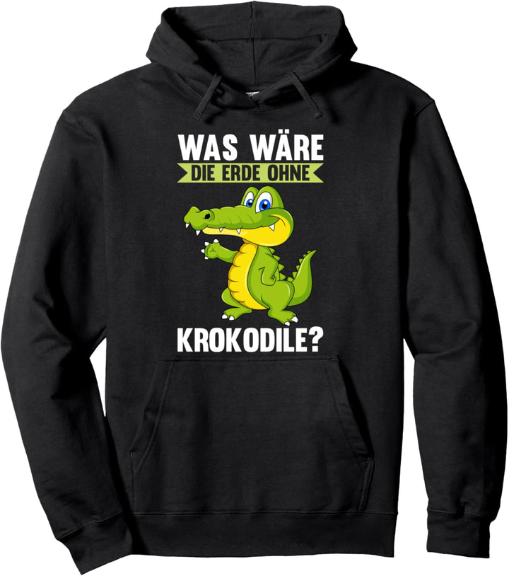 Umweltschutz Krokodil Krokodile Pullover Hoodie