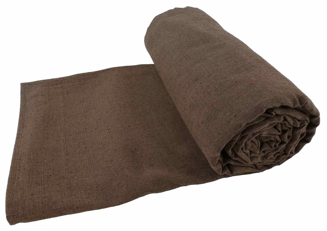 CASA TESSILE Kiara unito Tagesdecke und Einrichtungstuch Maxi 260 X 300 cm - Marrone, Marrone