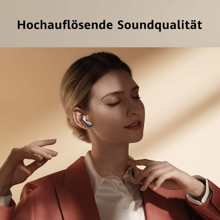 HUAWEI FreeBuds 5 Kopfhörer, Hi-Res-Zertifiziert, offenes Design für verbesserten Komfort, 30 Stunde