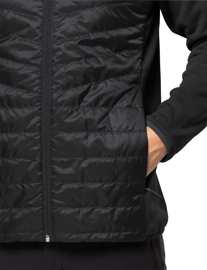 Jack Wolfskin Herren Routeburn Pro Hybrid M Fleecejacke S Schwarz, S Schwarz