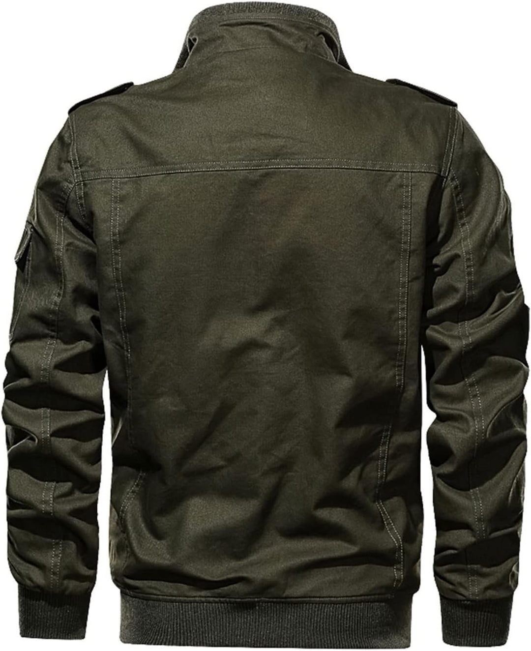 Herren üBergangsjacke Herbst Arbeitsjacke Braun Armee Feldjacke Herbstjacke Winddicht Leicht Winter