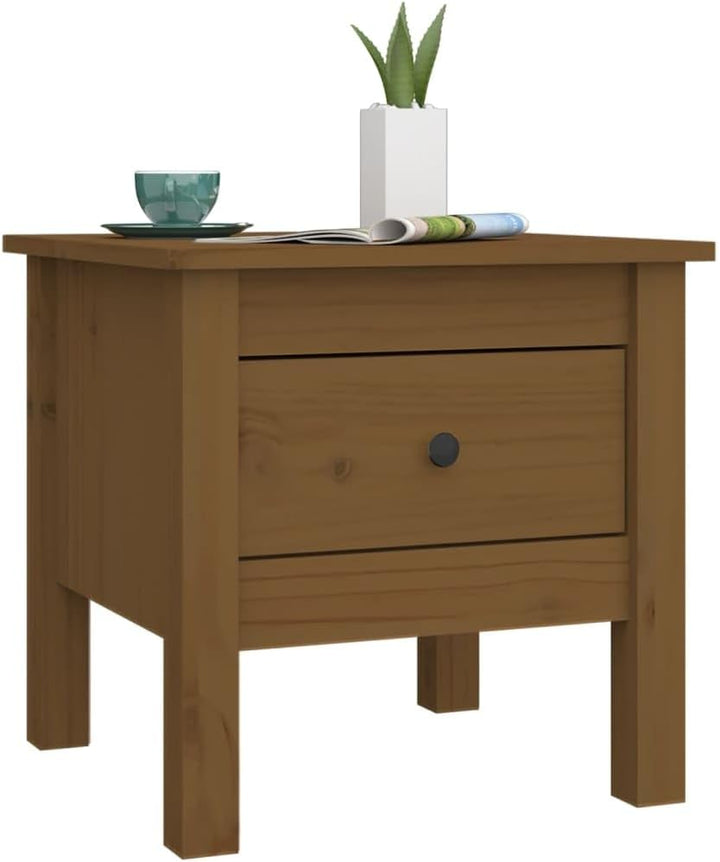 2er Set Beistelltische Nachttisch Nachtkonsole Kommode Schrank Sofatisch Beistelltisch mit Schublade