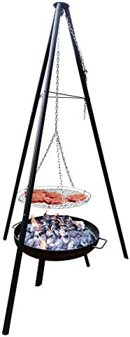 Jürgen Westerholt GmbH Multi-Grillset Feuerschale Grillrost Kochtopf 15L Fischfilethalter Kesselgula