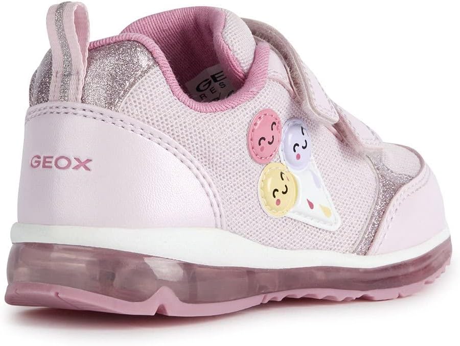 Geox Baby-Mädchen B Todo Girl Sneaker 20 EU Pink, 20 EU Pink