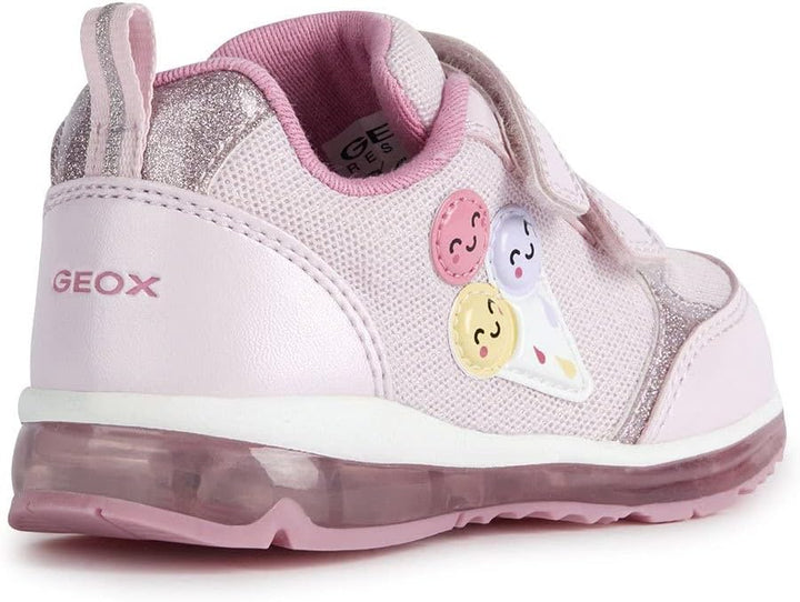 Geox Baby-Mädchen B Todo Girl Sneaker 20 EU Pink, 20 EU Pink