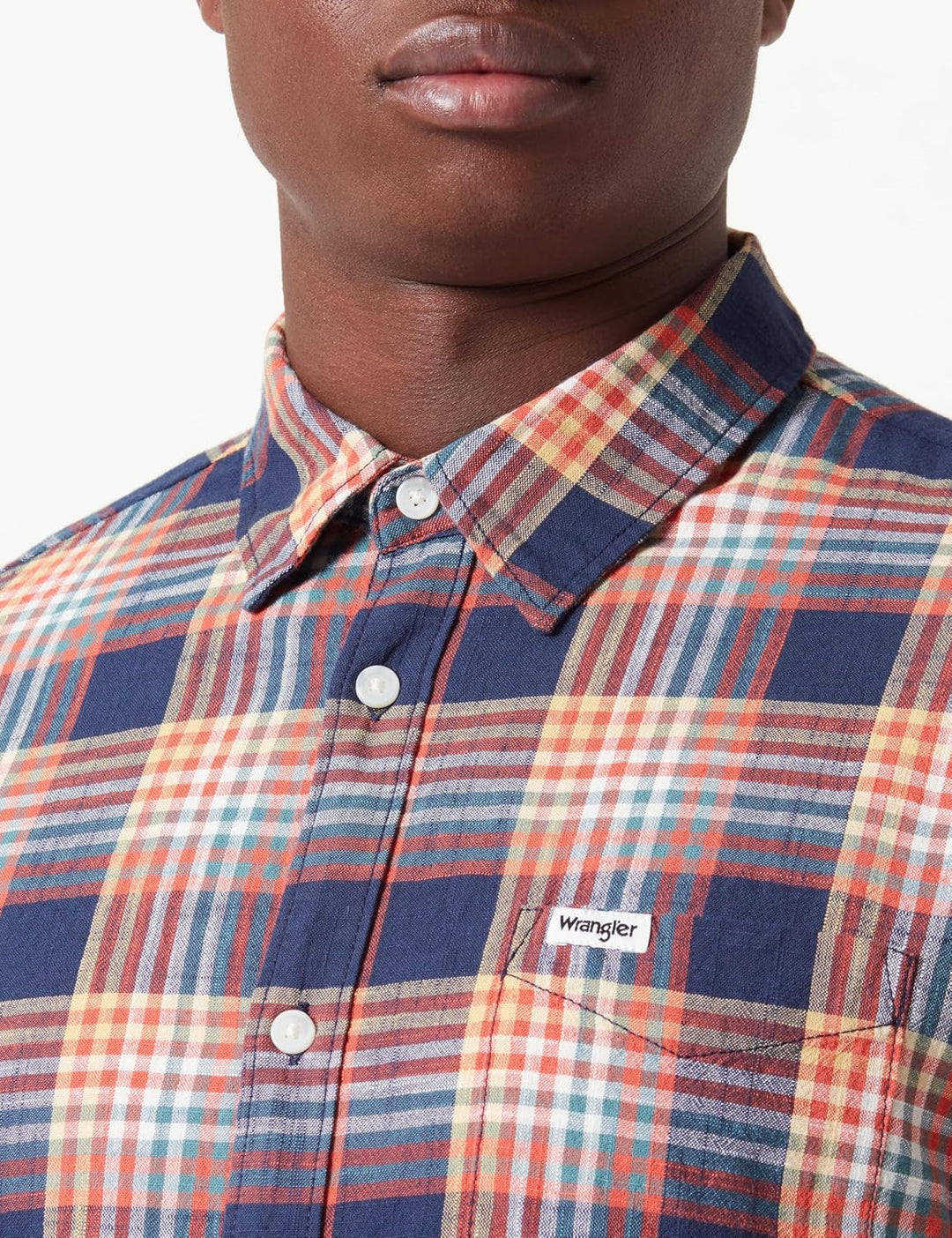 Wrangler Herren Shirt M Navy, M Navy